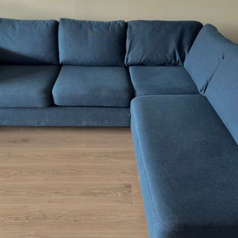 3 seters sofa med sjeselong