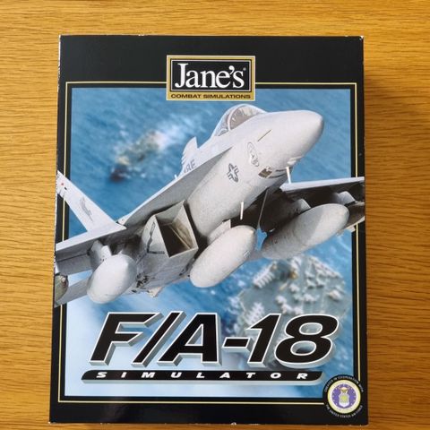 Jane's F/A-18 Simulator Big box PC-spill