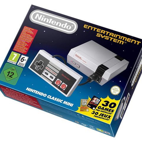 Nintendo Mini Classic + ekstrautstyr