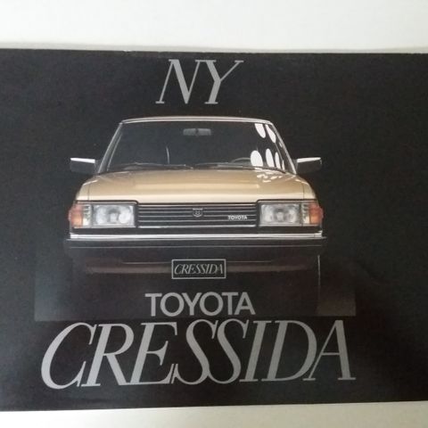 Toyota CRESSIDA -brosjyre.