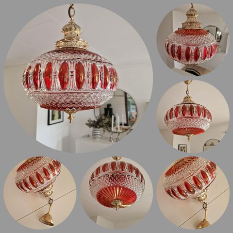 FANTASTISK VINTAGE/GAMMELT "TAKLAMPE "