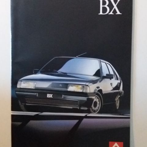 CITROEN BX -brosjyre. ( NORSK )