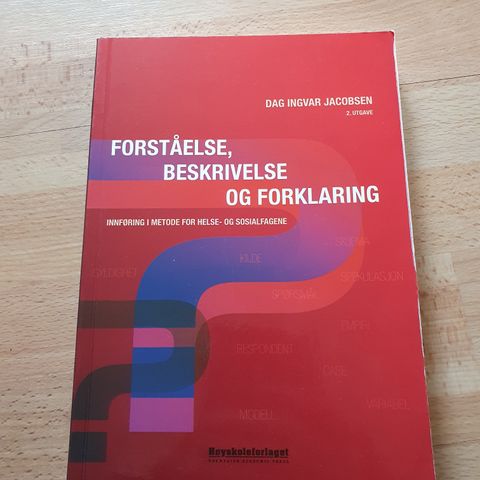 Forståelse, beskrivelse og forklaring