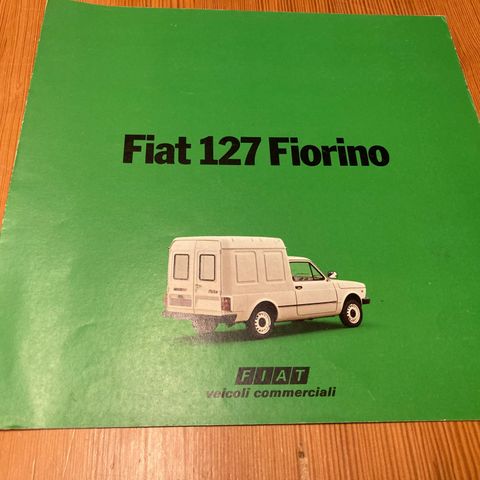 BILBROSJYRE - FIAT 127 FIORINO - 1978