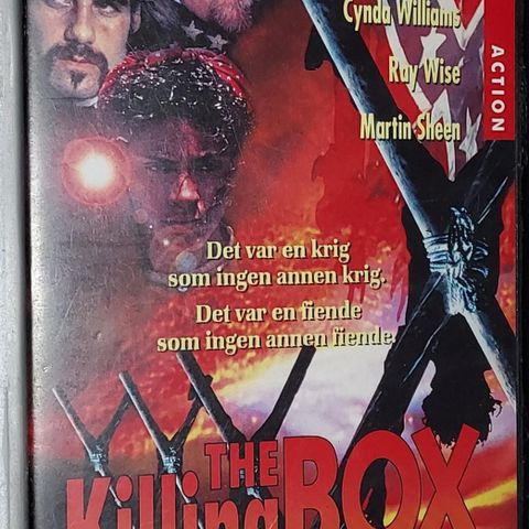 VHS SMALL BOX.THE KILLING BOX.