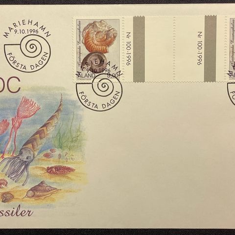 Åland 1996:  FDC gutterpar, AFA 118