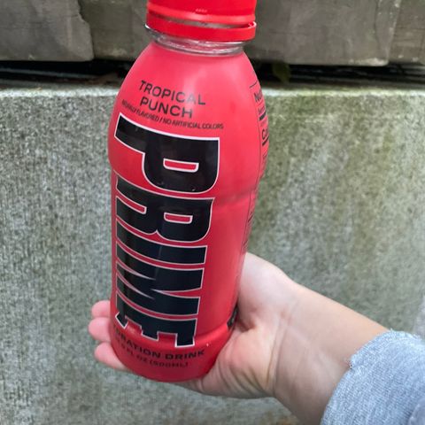 Tom prime.  tropical punch. Hydration drink.