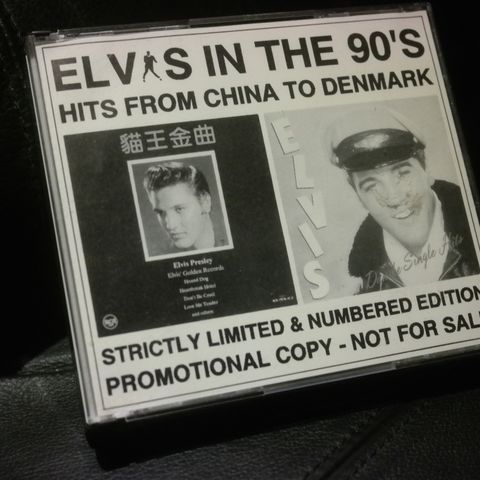 ELVIS - ELVIS IN THE 90'S  HITS FROM CHINA TO DENMARK  2X CD'S KUN 100 EKS