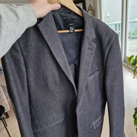 H&M Blazer med "professor patches"