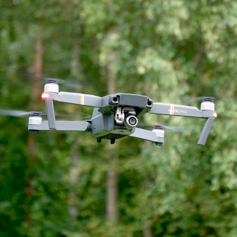 DJI Mavic Pro drone med ekstrautstyr