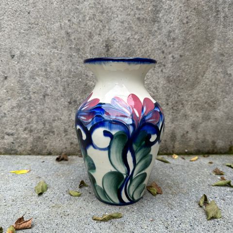 Keramikk vase blomster