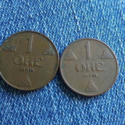 1 øre 1914 mynter
