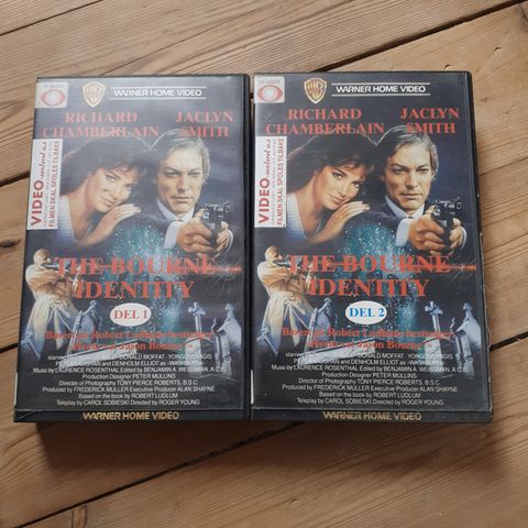 THE BOURNE IDENTITY. ORIGINALEN FRA  1987. NORSK BIG BOX VHS UTLEIEFILMER.