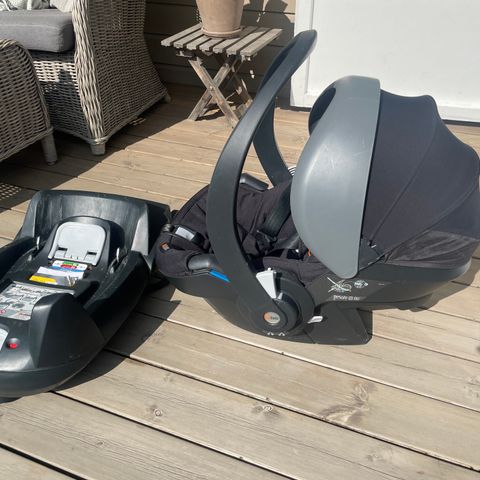 Besafe Bilsete, Med isofix på base. 0-12 mnd/13 kg