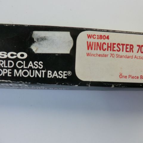 Tasco world class scope mount base for Winchester