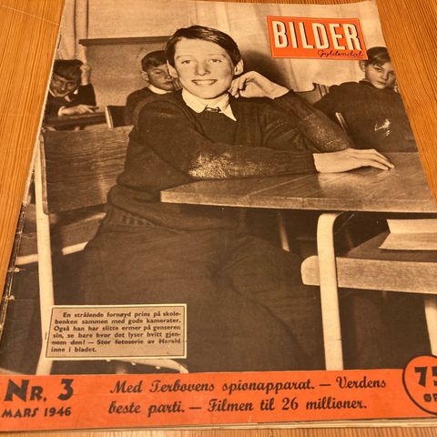 BILDER Nr. 3 - 1946 - PRINS HARALD HJEMME OG PÅ SKOLEN