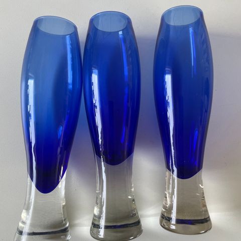 Blå vintage vaser