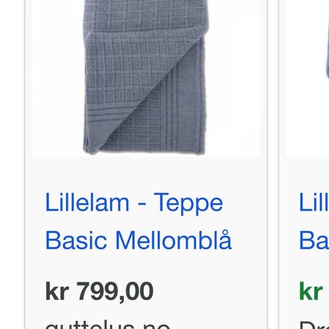 lillelam mellomblå teppe