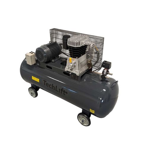 MTC Stempelkompressor, 5,5hk, 300 liter, 3-fase 230v/400v, på lager
