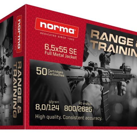 Norma Trainer - 50stk - 6,5x55, 308W og 30-06