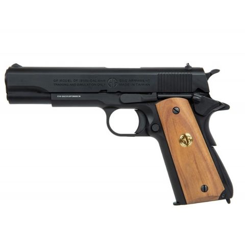G&G GPM1911 GP2 Airsoftpistol med Blowback - Metall & Tre