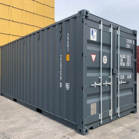 PÅ LAGER: Nye 20 ft OWU Container i RAL7016. Oslo