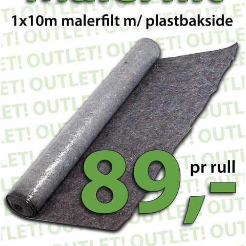 MALERFILT 10X1M 200GR