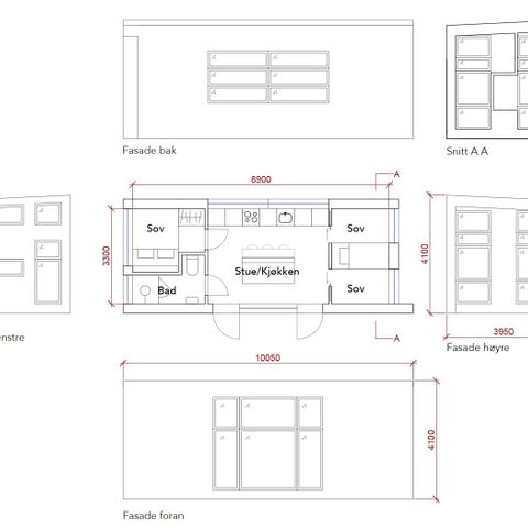 Minihus 30 kvm