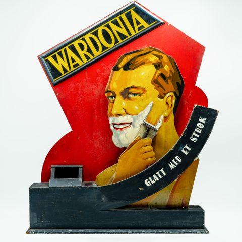 Wardonia Reklameskilt fra ca 1940-1950