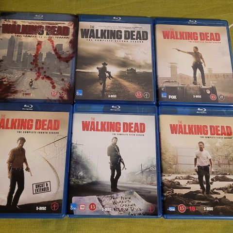 The Walking Dead Sesong 1-6 Blu Ray