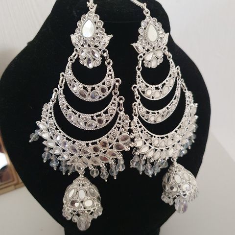 Helt nye Indisk pakistansk Jewellery øredobber/ Earings