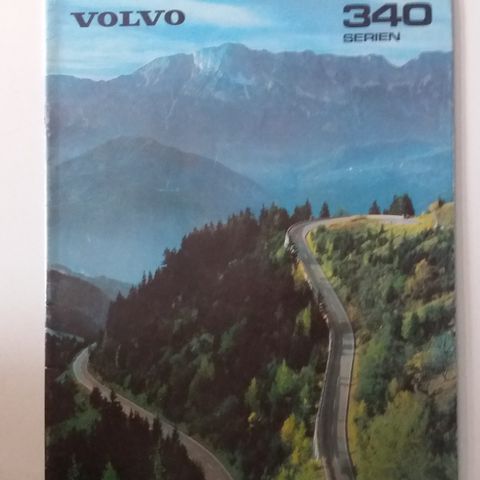 VOLVO 340 Serien -brosjyre. (NORSK)