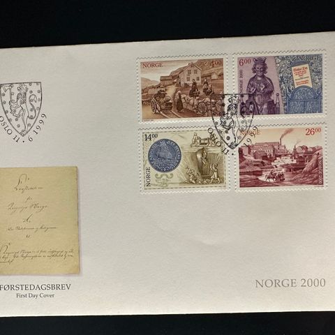 Førstedagsbrev med frimerke (25)