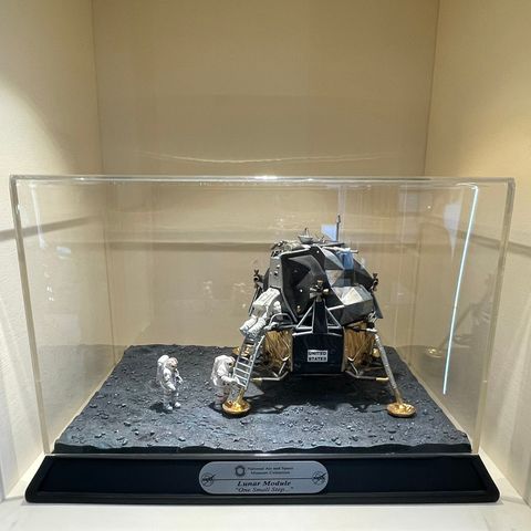 Omega display Lunar Module "One Small Step..."