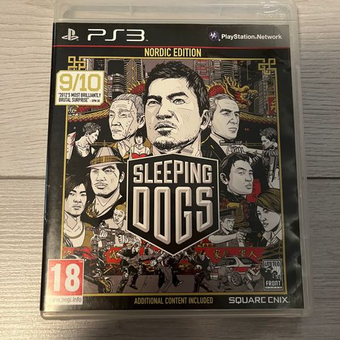 Sleeping Dogs Playstation 3 PS3