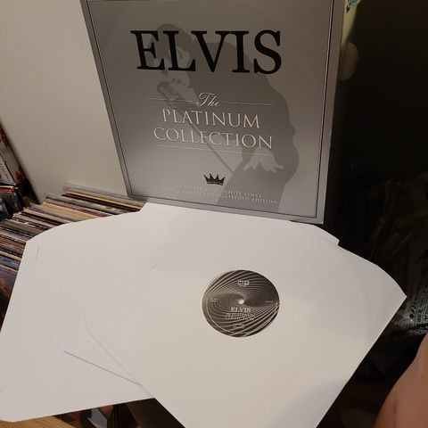 Elvis Presley the platinum collection 3lp hvit farge special edition