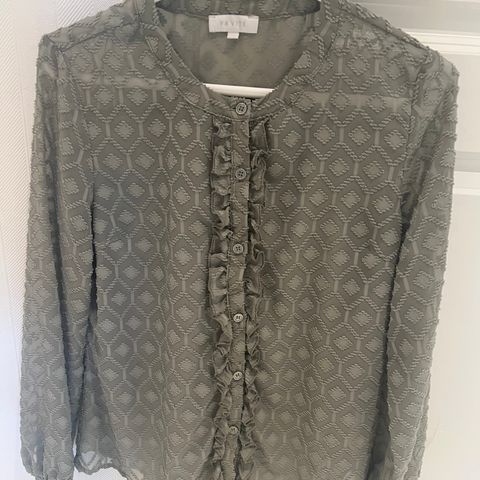 Nydelig grønn bluse, small/36