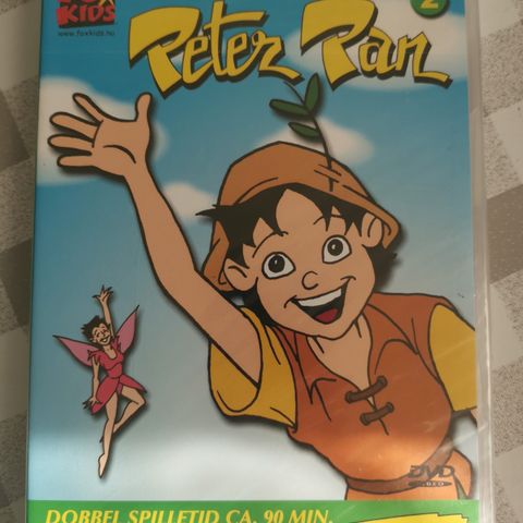 Peter Pan, episode 5-8 (DVD, i plast, Fox Kids)