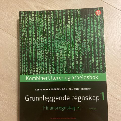 Grunnleggende regnskap 1 og 2