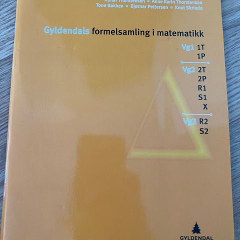 Gyldendahls formelsamling i matematikk