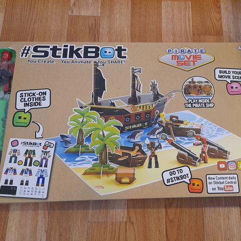Stikbot Pirate Movie set