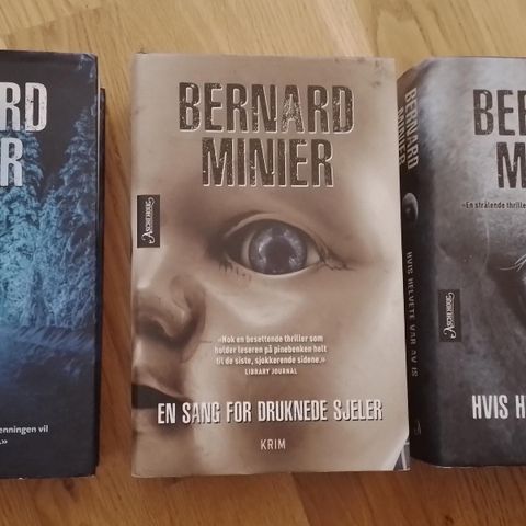 BERNARD MINIER BØKER. Terningkast 6!