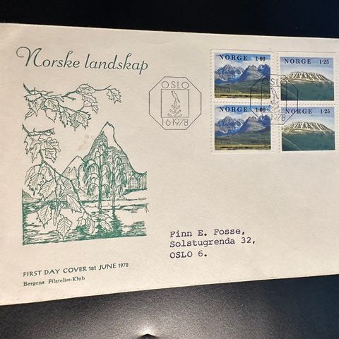 Førstedagsbrev Norske Landskap 1978 (37)