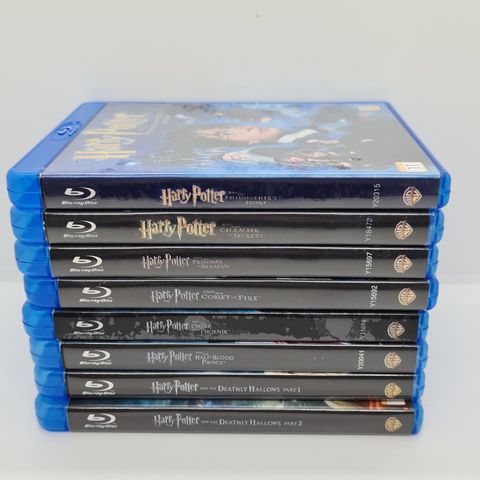 Harry Potter 8 filmer på Blu-ray
