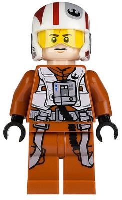 Lego Star Wars Resistance pilot X-wing minifiguren