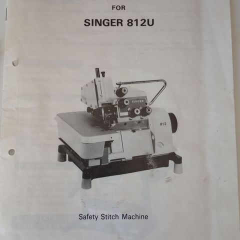 OVERLOCK SINGER 812 U INDUSTRIMASKIN