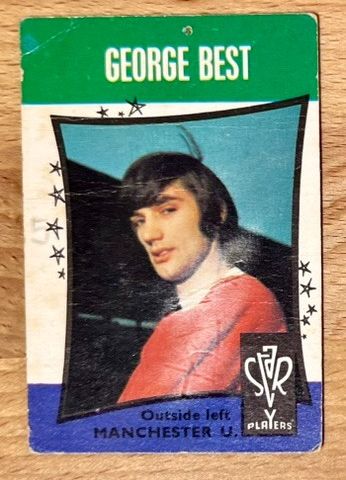Fotballkort George Best Manchester United A&BC 1967 - SJELDENT