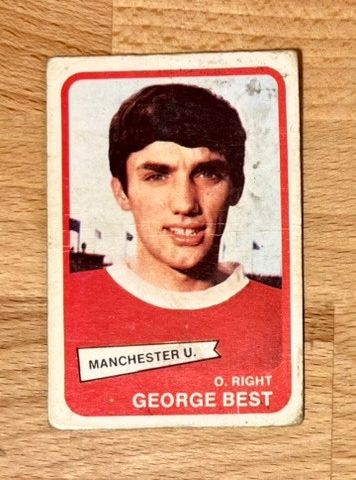 Fotballkort George Best Manchester United A&BC 1968 - SJELDENT