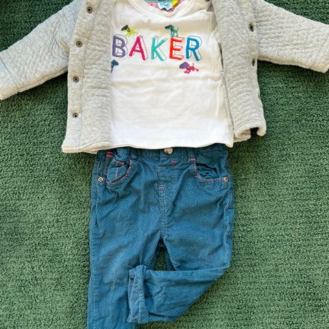 Ted Baker jakke t-skjorte og buksesett 9-12 mnd 80 cm som ny / Barneklær / Baby