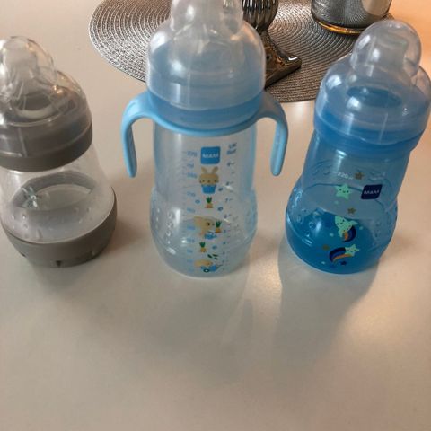 3 flasker til baby
